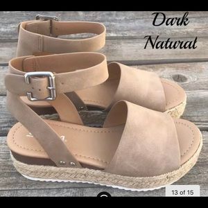 Brand new, never worn espadrille sandals!